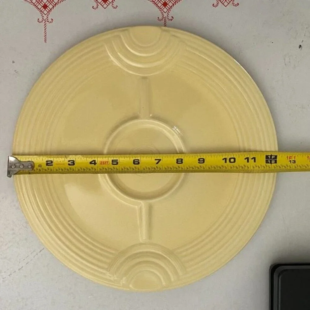 Fiestaware Discontinued Hostess Tray Sunflower